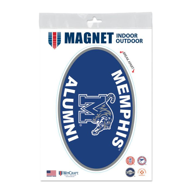 Imanes para exteriores de exalumnos de Memphis Tigers, 5" x 7"