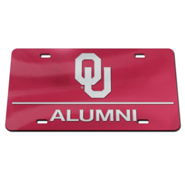 Oklahoma Sooners Specialty Acrylic License Plate