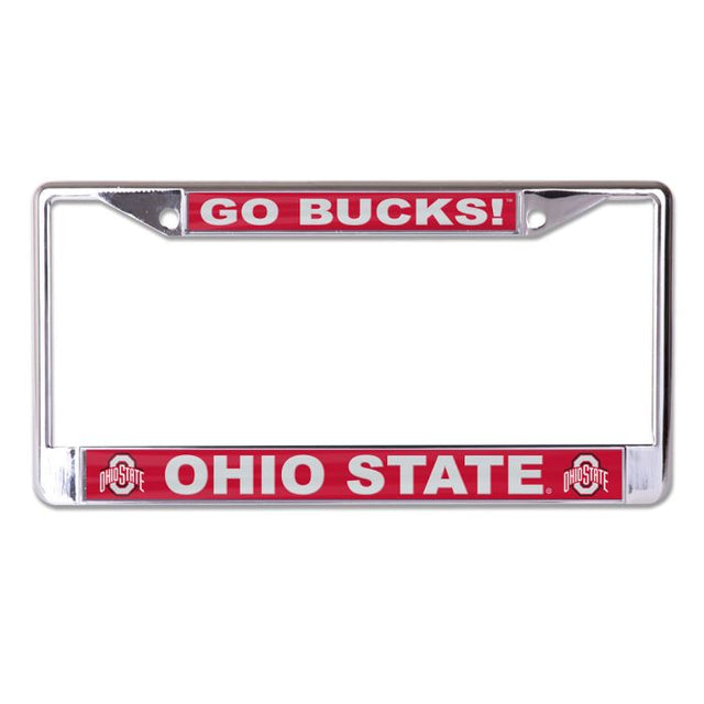 Ohio State Buckeyes GO BUCKS! / OHIO STATE Lic Plt Frame S/L Printed