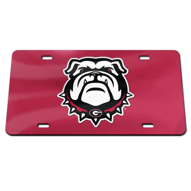 Georgia Bulldogs Specialty Acrylic License Plate