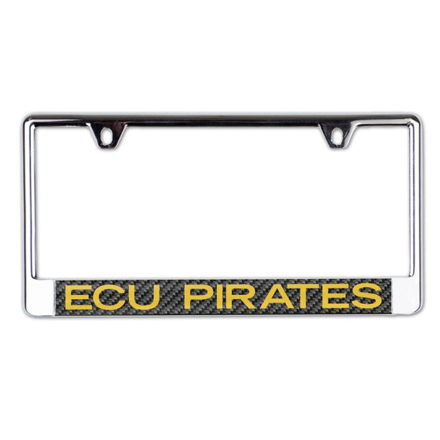 East Carolina Pirates Lic Plate Frame B/O Printed