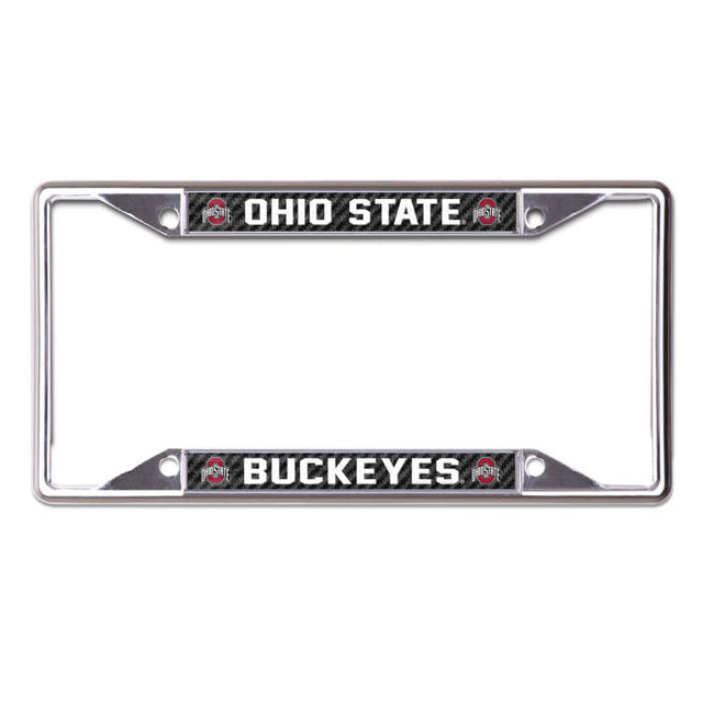 Ohio State Buckeyes CARBON Lic Plt Frame S/S Printed