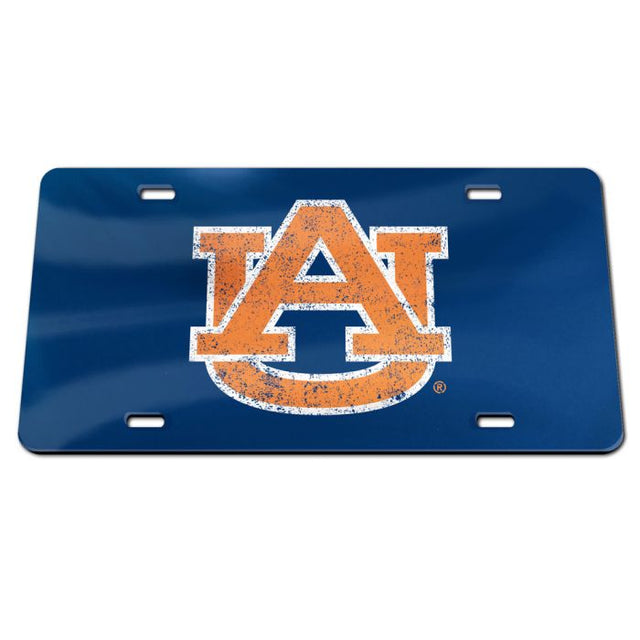 Matrícula especial de acrílico de los Auburn Tigers VINTAGE