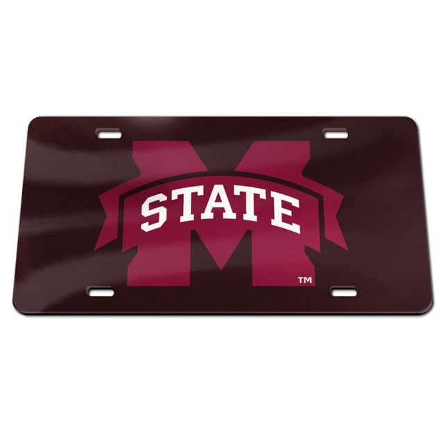 Matrículas clásicas de acrílico de Mississippi State Bulldogs