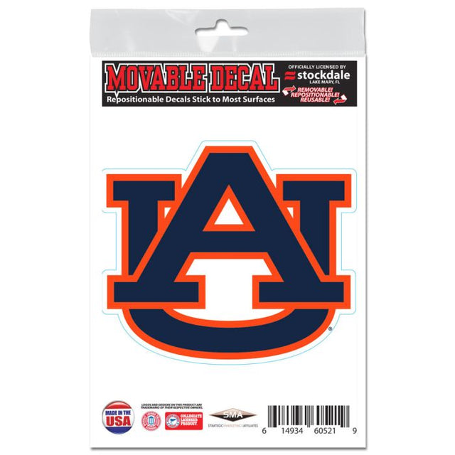 Calcomanías para todas las superficies de Auburn Tigers, 3" x 5"