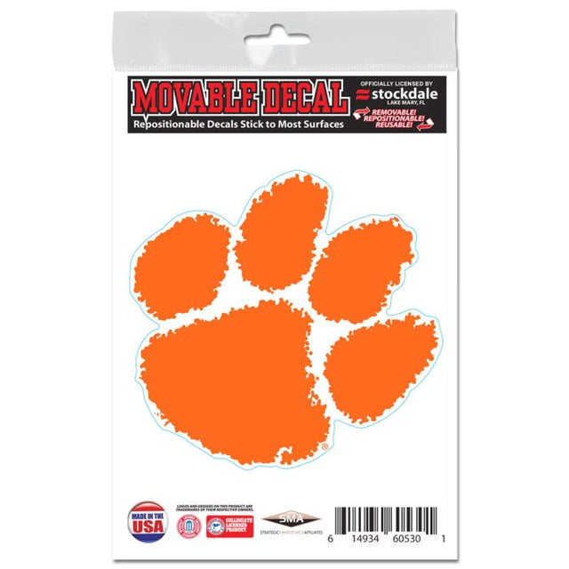 Calcomanías para todas las superficies de Clemson Tigers, 3" x 5"