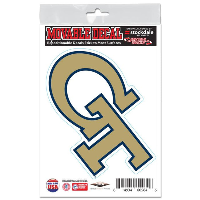 Georgia Tech Yellow Jackets All Surface Decals 3" x 5"