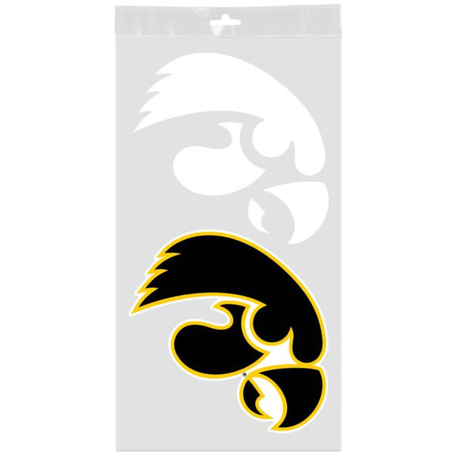 Calcomanías para ventanas de Iowa Hawkeyes de 4" x 7"