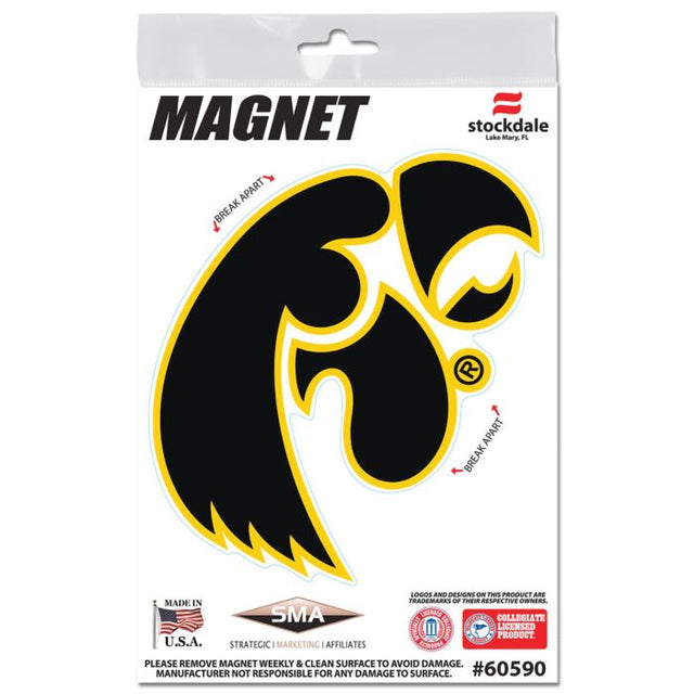 Imanes para exteriores de Iowa Hawkeyes de 3" x 5"