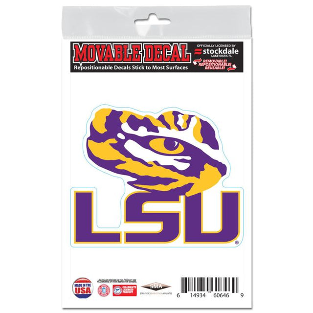 Calcomanías para todas las superficies de LSU Tigers, 3" x 5"