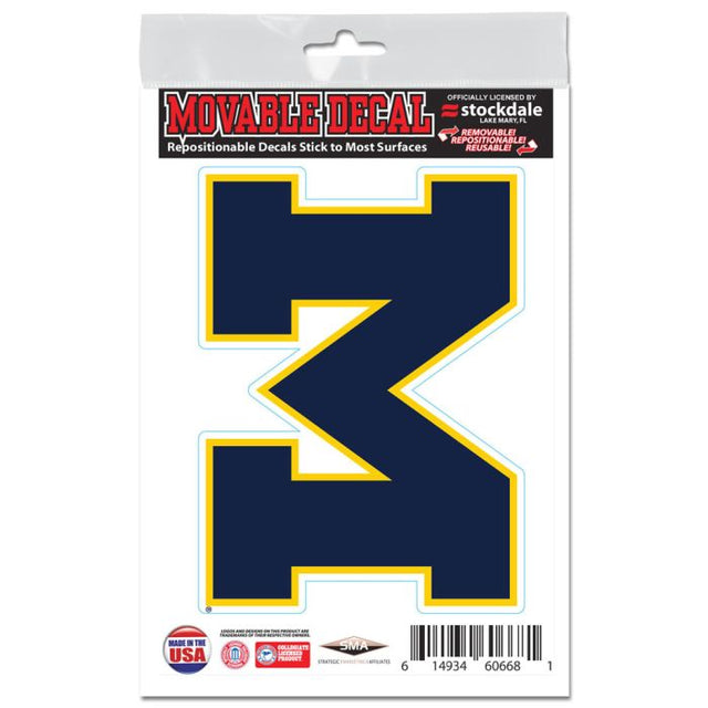 Michigan Wolverines All Surface Decals 3" x 5"