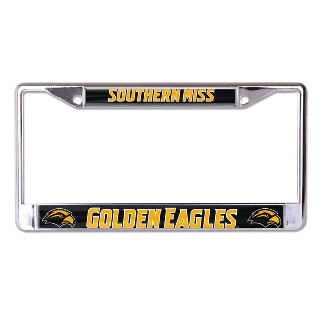 Southern Miss Golden Eagles Lic Plt Frame S/L Domed