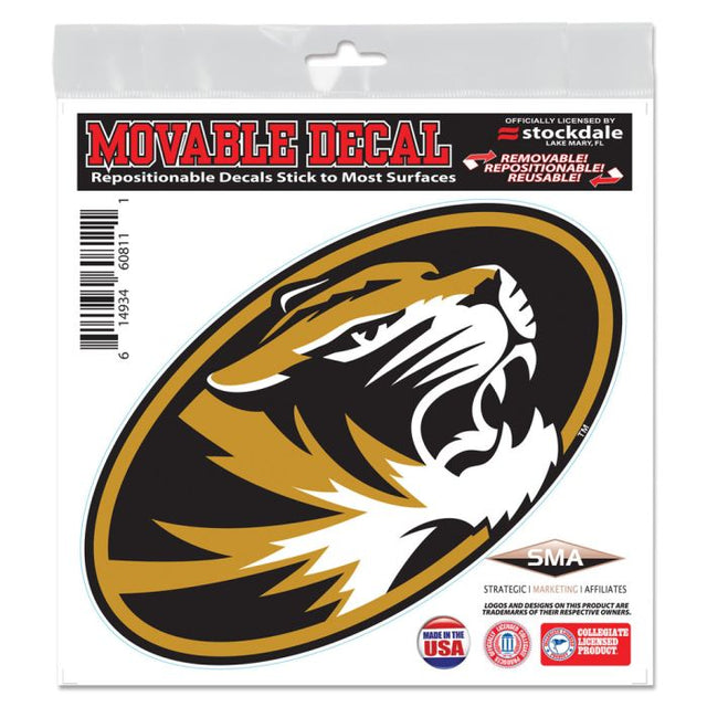 Missouri Tigers All Surface Decal 6" x 6"