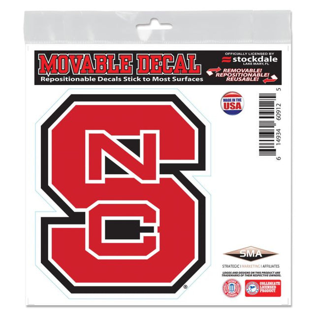 NC State Wolfpack All Surface Decal 6" x 6"