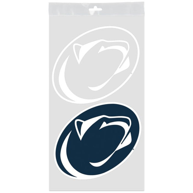 Calcomanías para ventanas de los Penn State Nittany Lions de 4" x 7"