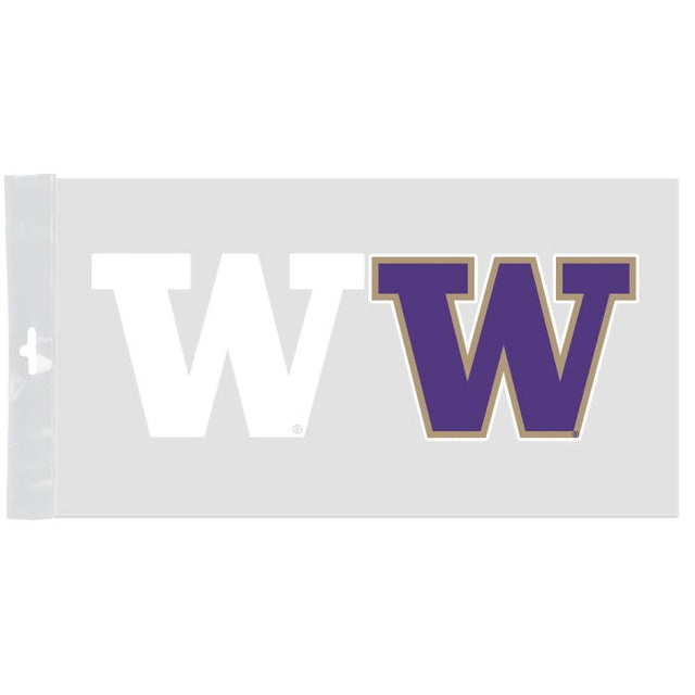 Washington Huskies Window Decals 4" x 7"