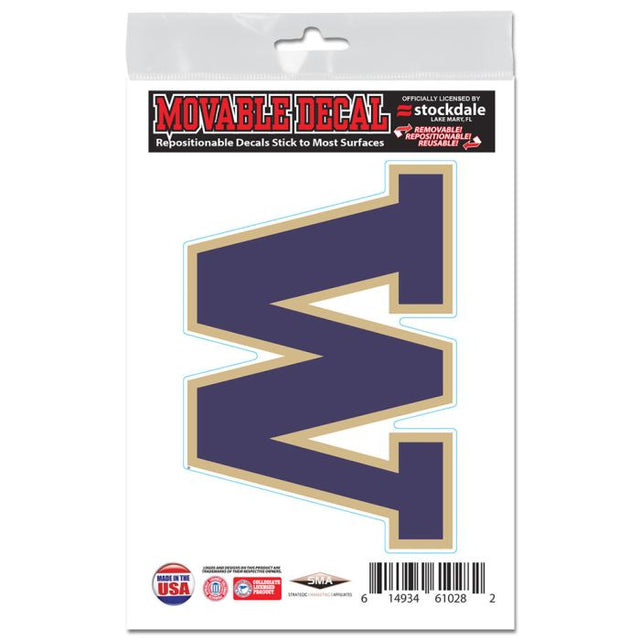 Washington Huskies All Surface Decals 3" x 5"