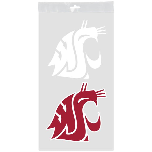 Calcomanías para ventanas de los Washington State Cougars, 4" x 7"