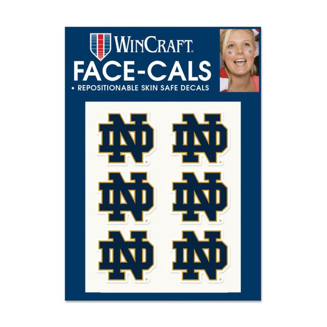 Notre Dame Fighting Irish ENTRELAZADO N/D Face Cals