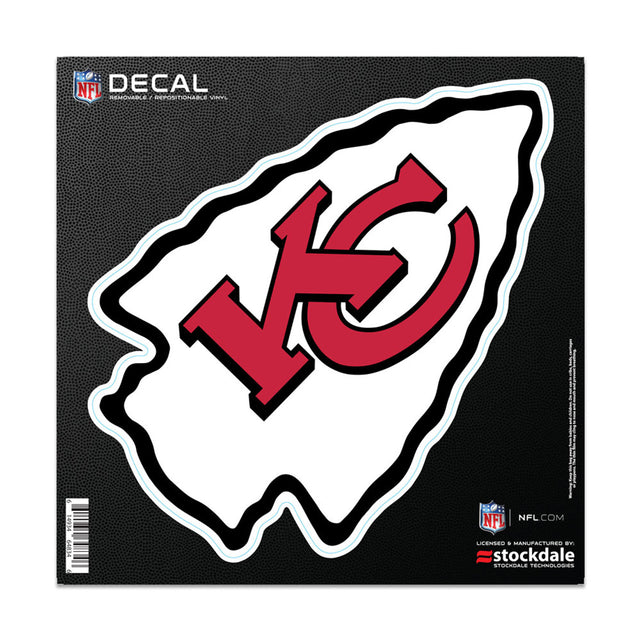 Calcomanía de los Kansas City Chiefs para todo tipo de superficies, 6 x 6