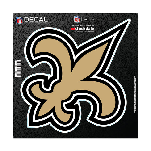 Calcomanía para todo tipo de superficies de 6 x 6 de los New Orleans Saints