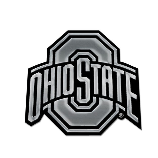 Emblema para automóvil de forma libre cromado de los Ohio State Buckeyes