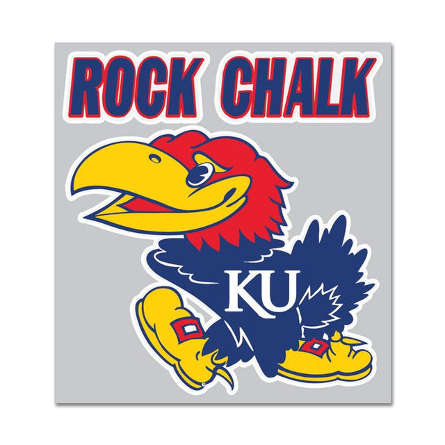 Kansas Jayhawks Window Decals 4" x 6"