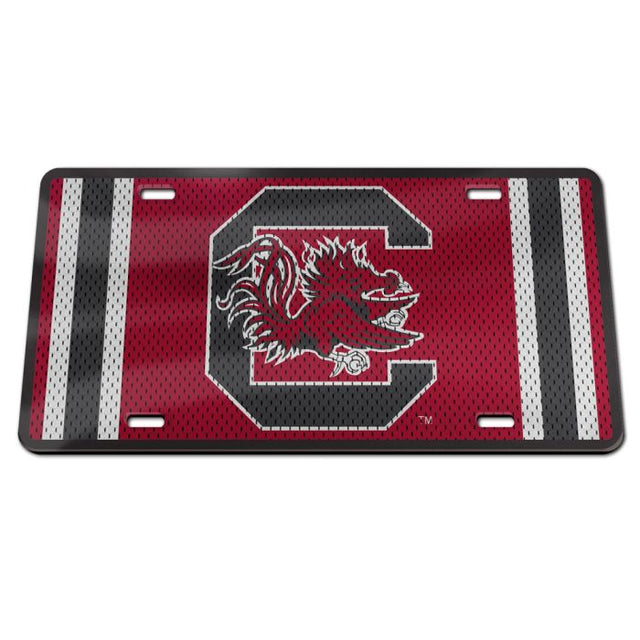 South Carolina Gamecocks JERSEY Specialty Acrylic License Plate