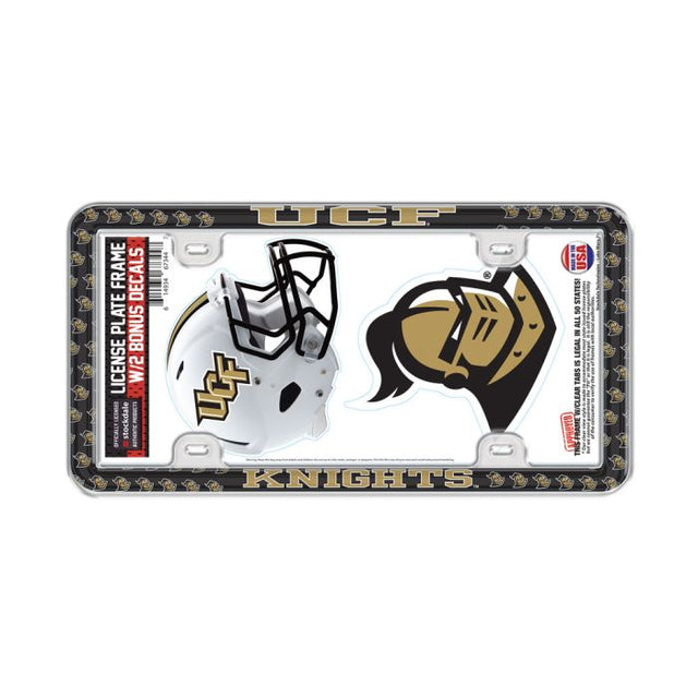 UCF Knights License Plate Thin Frame - Plastic w/Decal