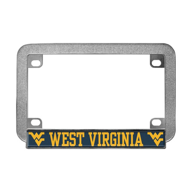 Marco de placa de metal para motocicleta de los Mountaineers de Virginia Occidental