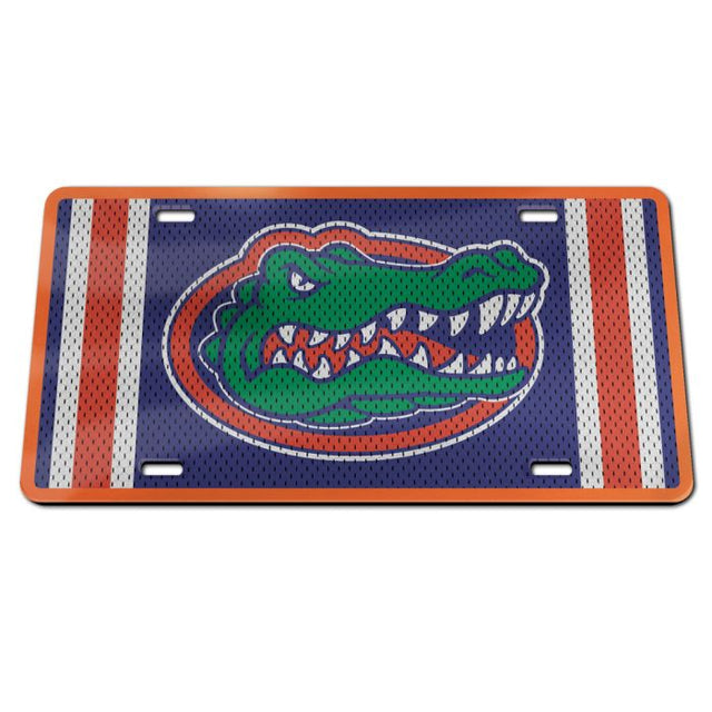 Florida Gators JERSEY Specialty Acrylic License Plate