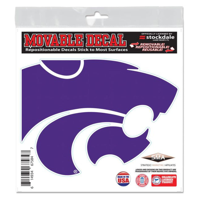 Kansas State Wildcats All Surface Decal 6" x 6"