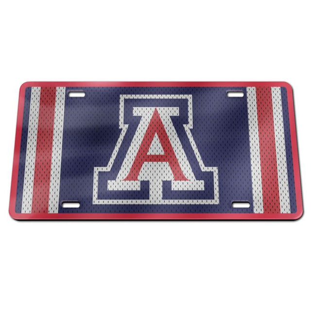 Arizona Wildcats JERSEY Specialty Acrylic License Plate