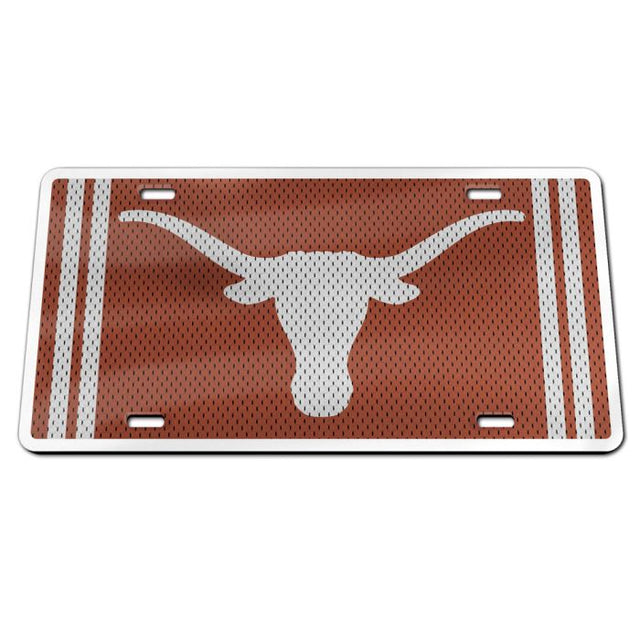 Matrícula acrílica especial de Texas Longhorns JERSEY