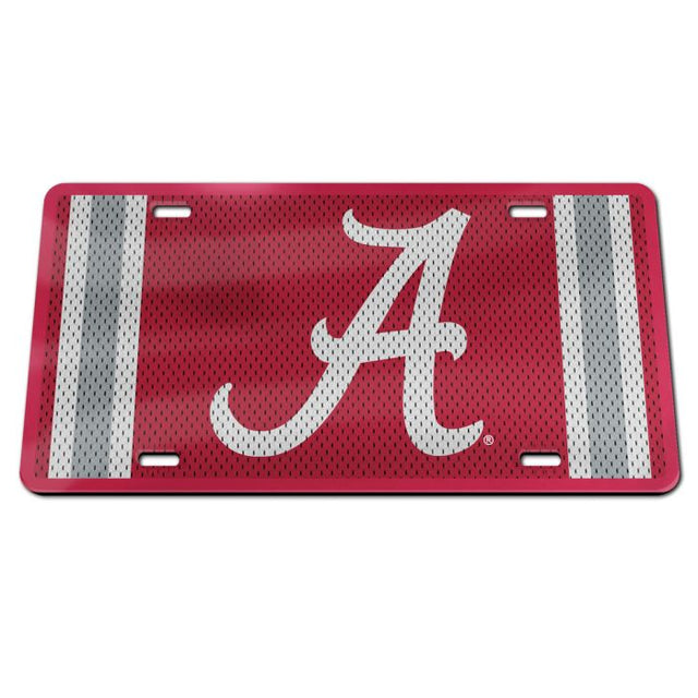 Alabama Crimson Tide JERSEY Specialty Acrylic License Plate