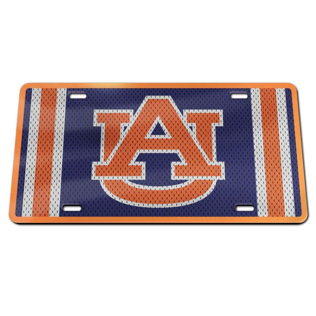 Placa de matrícula de acrílico especial de Auburn Tigers JERSEY