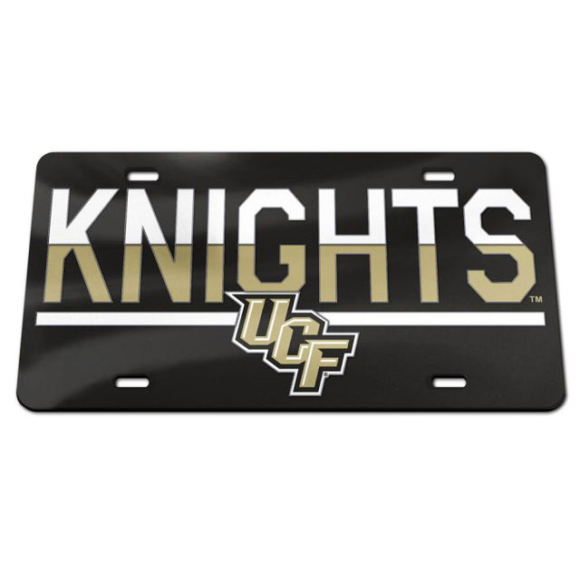 Matrícula especial de acrílico COLOR DUO de UCF Knights