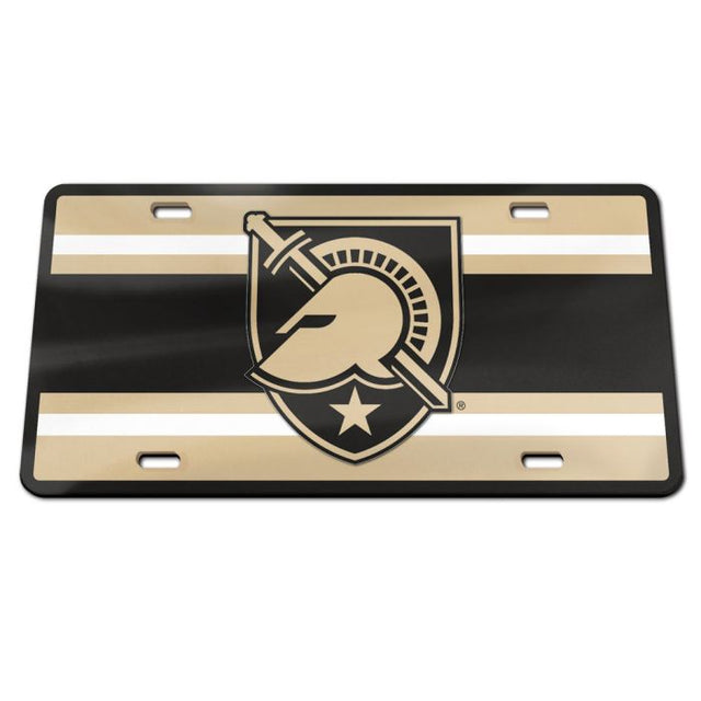 Placa de matrícula acrílica especial STRIPES de Army Black Knights