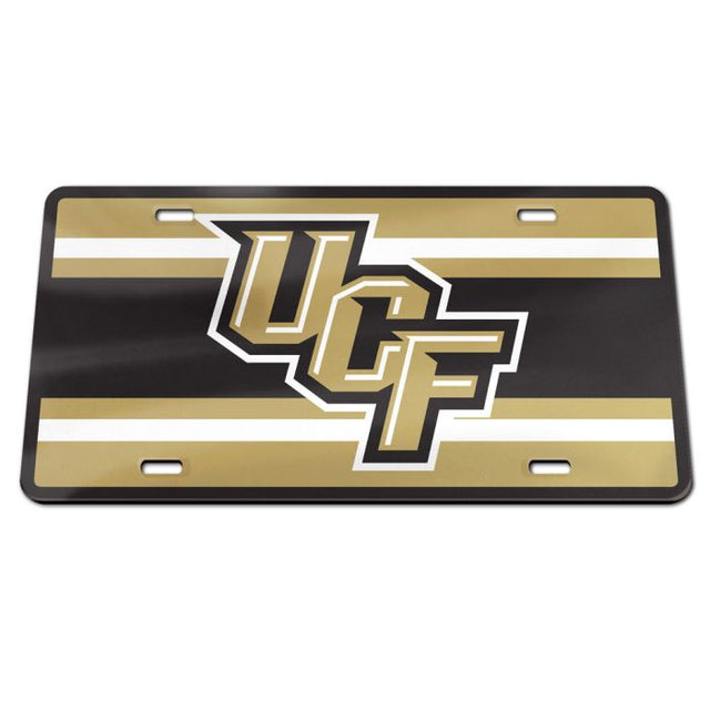 Matrícula especial de acrílico STRIPES de UCF Knights