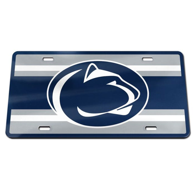 Penn State Nittany Lions STRIPES Specialty Acrylic License Plate