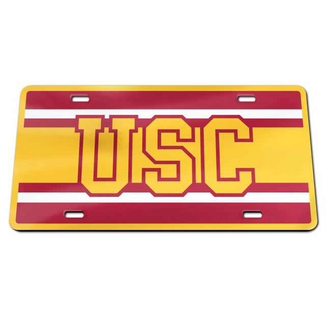 USC Trojans STRIPES Specialty Acrylic License Plate