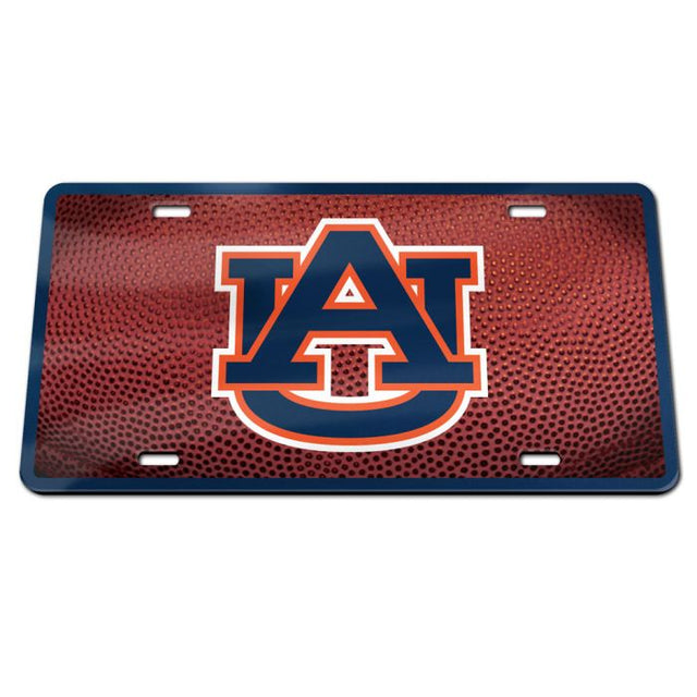 Placa de matrícula especial de acrílico TEAMBALL de Auburn Tigers