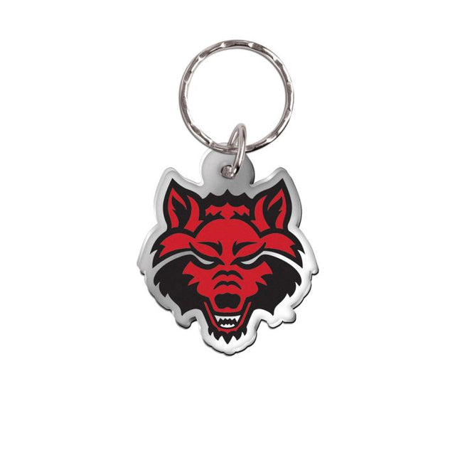 Llavero de los Arkansas State Red Wolves de forma libre