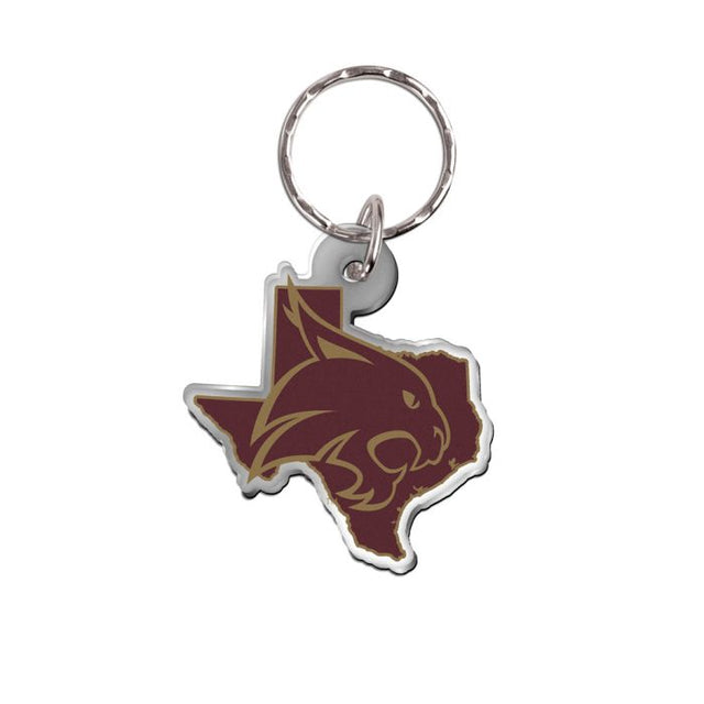 Texas State Bobcats Keychain Freeform