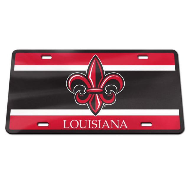 Louisiana - Lafayette Ragin Cajuns STRIPES Specialty Acrylic License Plate