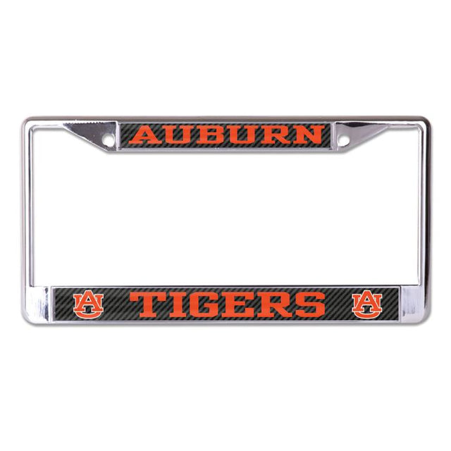 Auburn Tigers CARBON Lic Plt Frame S/L Printed