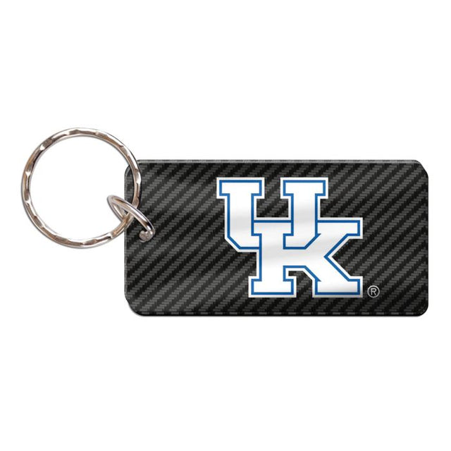 Kentucky Wildcats CARBON Keychain Rectangle