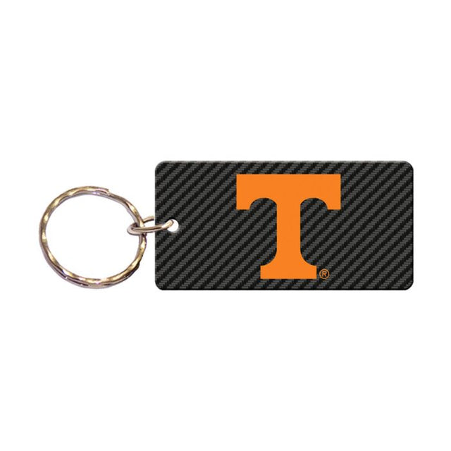 Tennessee Volunteers CARBON Keychain Rectangle