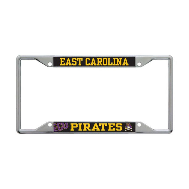 East Carolina Pirates MEGA Lic Plt Frame S/S Printed