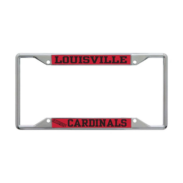 Louisville Cardinals MEGA Lic Plt Frame S/S Printed